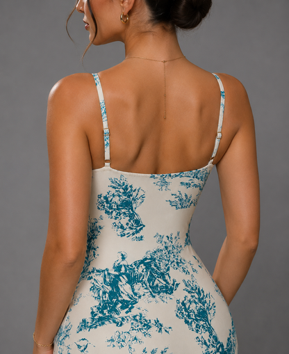 VIVI Azure Toile Sculpt Swimsuit Set